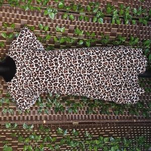 Kirundo Cheetah Print Ruffle Tiered Dress